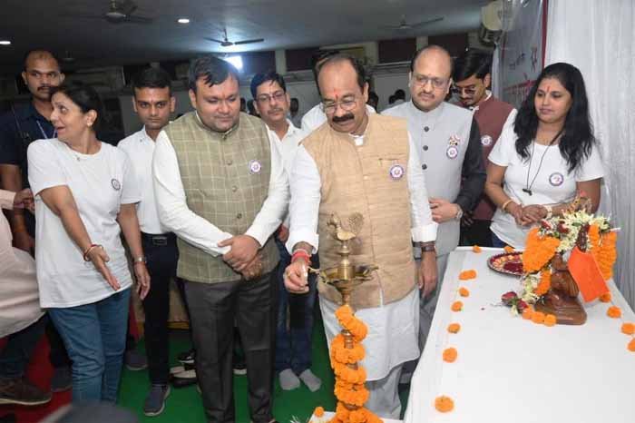 रायपुर : उप मुख्यमंत्री अरुण साव ने मेगा ब्लड डोनेशन कैंप का किया शुभारंभ