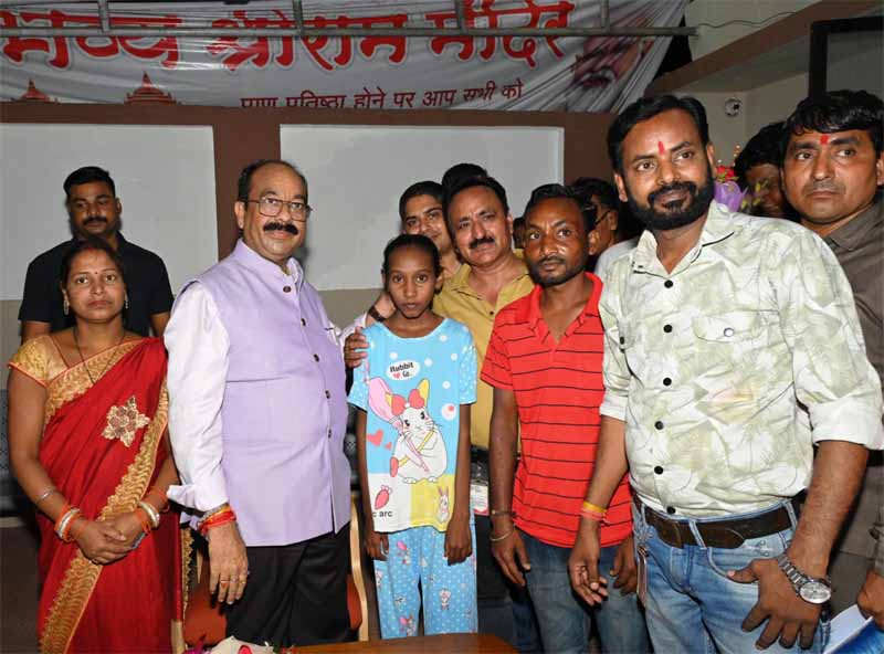 रायपुर : उप मुख्यमंत्री अरुण साव की पहल पर बच्ची को मिला नया जीवन, परिवार में लौटी खुशियां