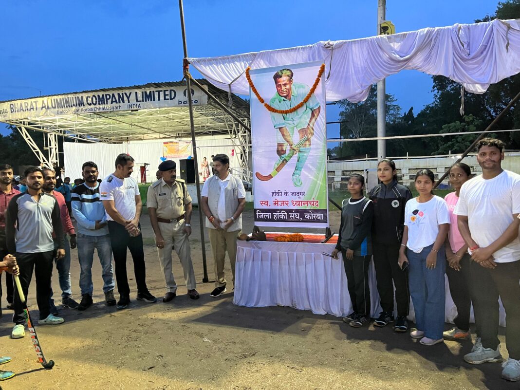 KORBA : पुलिस व खिलाड़ी की भूमिका एक समान – यूबीएस चौहान