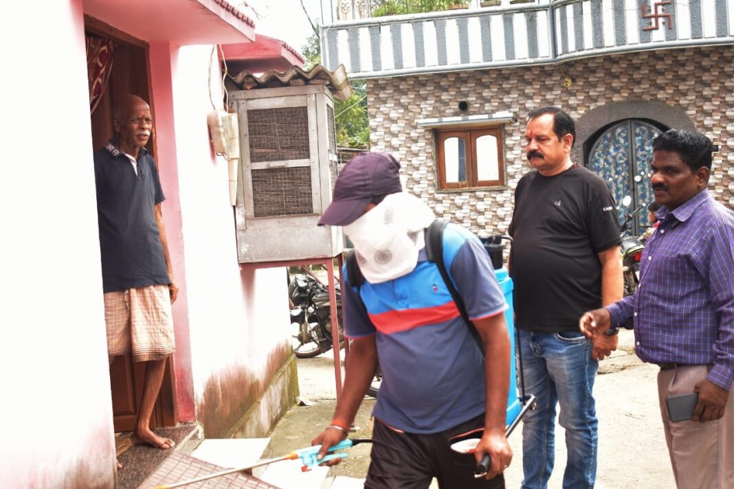 KORBA : डेंगू, मलेरिया से बचाव व सुरक्षा हेतु मुड़ापार सुभाष ब्लाक वार्डो में निगम का विशेष अभियान