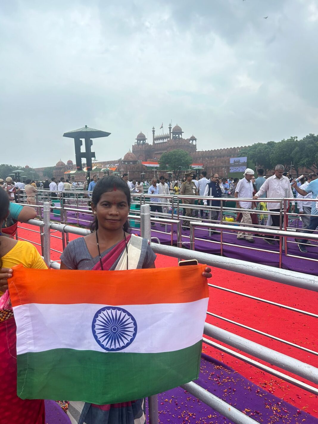 कोरबा : BALCO से जुड़ी कृपा राठिया लाल किला समारोह में शामिल