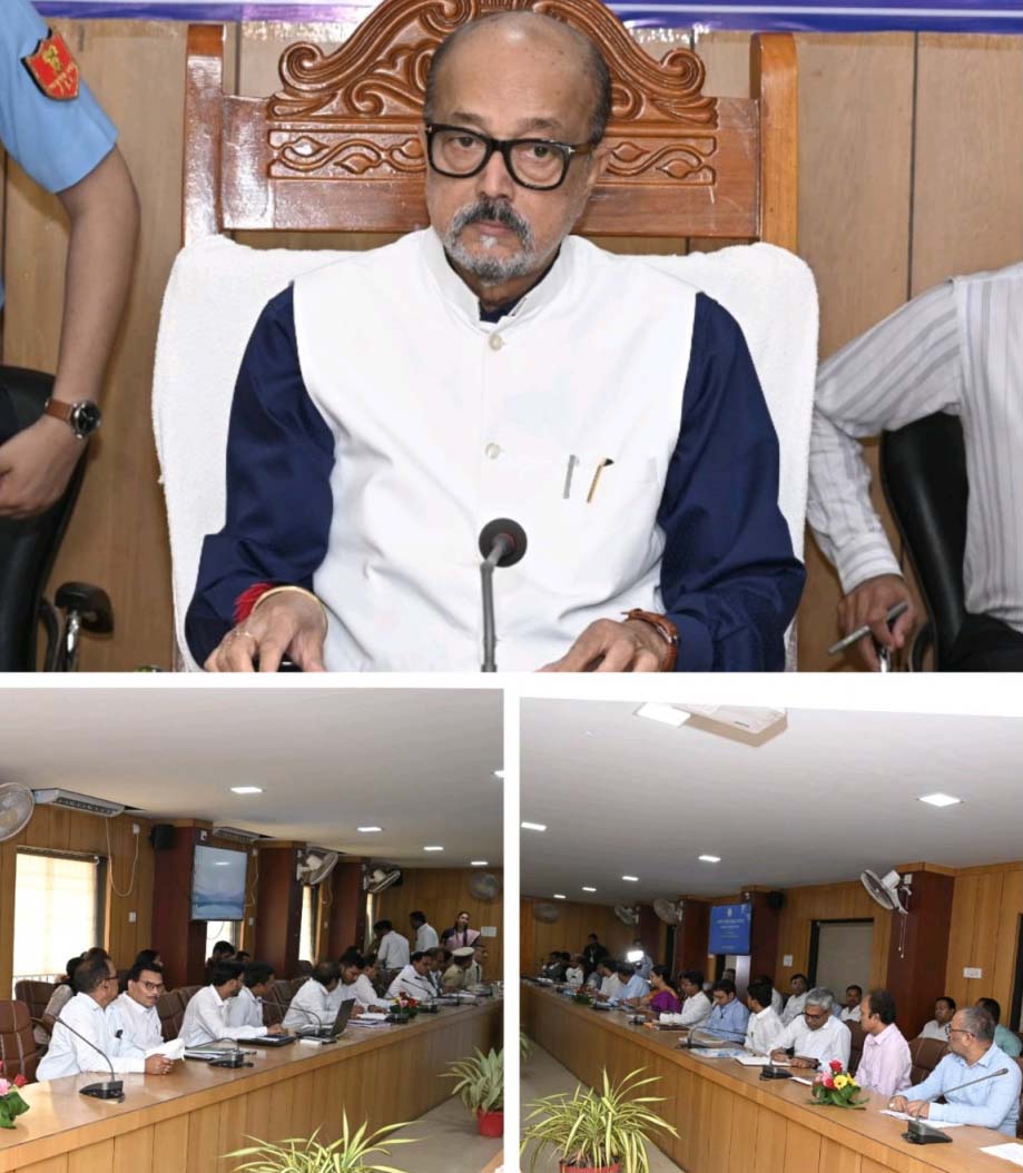 रायपुर : राज्यपाल रमेन डेका ने बेमेतरा में जिला अधिकारियों की ली बैठक