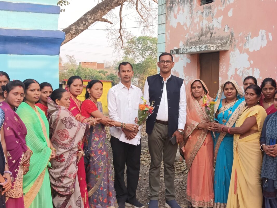 KORBA : आंगनवाड़ी कार्यकर्ताओं ने किया जनपद अध्यक्ष और उपाध्यक्ष का सम्मान