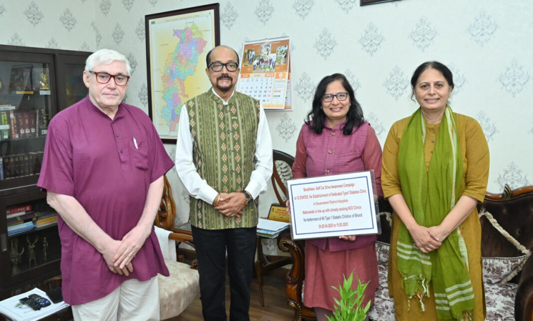 रायपुर: मधुमेह बीमारी के प्रति जागरूकता अभियान को राज्यपाल श्री डेका ने दिखाई हरी झंडी