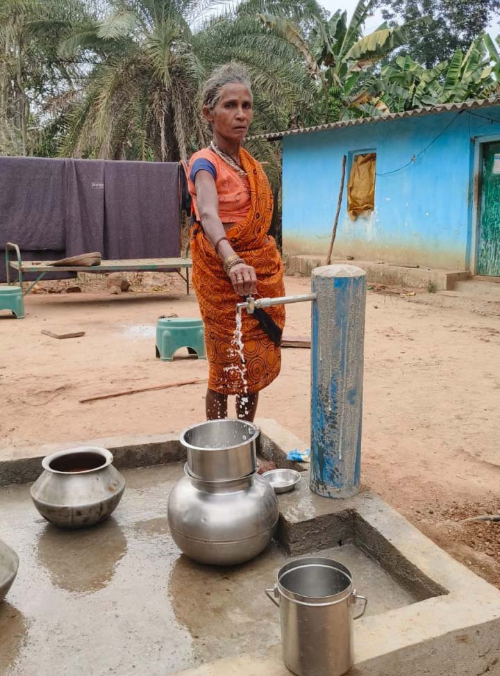 रायपुर : इरकभट्टी के 55 परिवारों को हर घर नल कनेक्शन से मिल रहा शुद्ध पेय जल