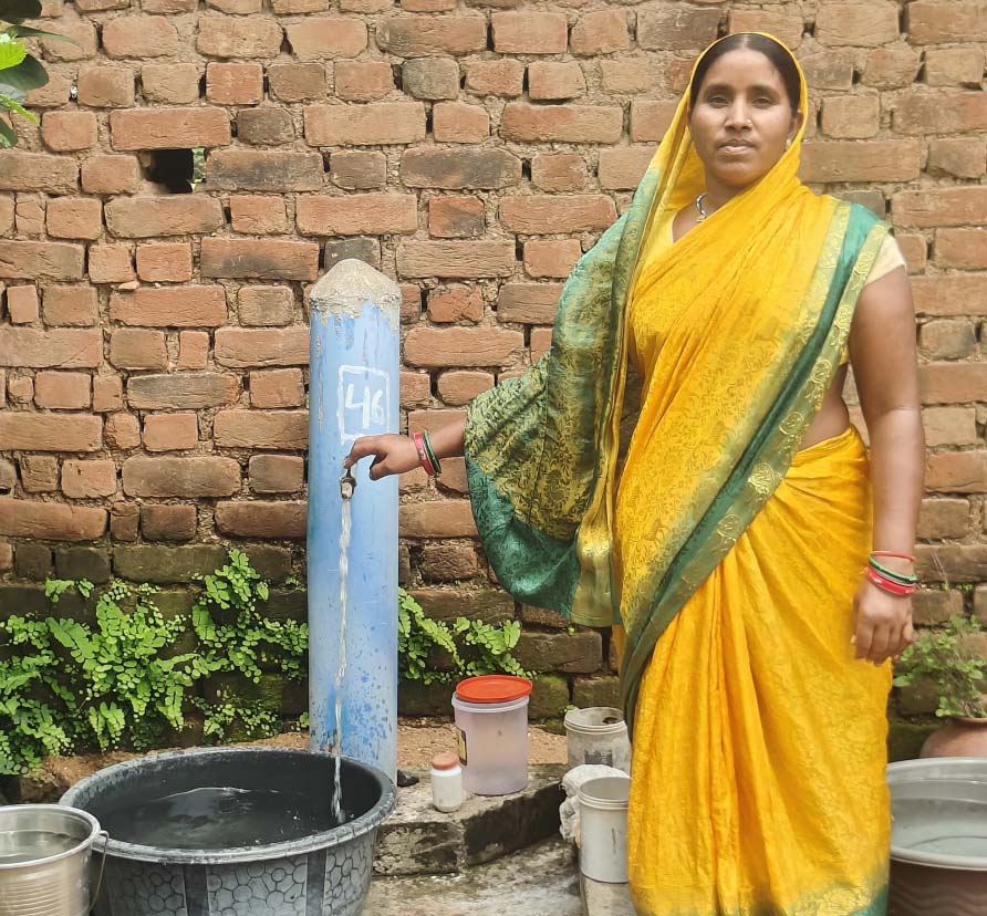 रायपुर : जीवन भर पानी के लिए संघर्ष करने वाली रेखा साहू के घर पहुंचा शुद्ध पेयजल