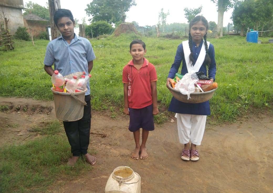 रायपुर : छात्र-छात्राओं की अनोखी पहल ने एक दिन में जुटाए 844 किलोग्राम सिंगल यूज प्लास्टिक