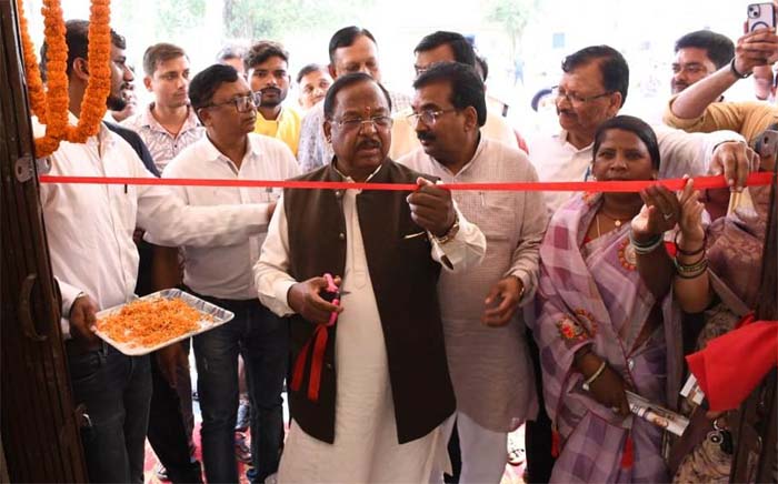 रायपुर : कृषि मंत्री नेताम ने किया नवीन तहसील कार्यालय भवन का उद्घाटन