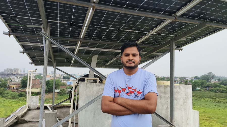 रायपुर : पीएम सूर्यघर मुफ्त बिजली योजना : प्रदीप पटेल के छत पर हर महीने बन रही 350 से 400 यूनिट बिजली