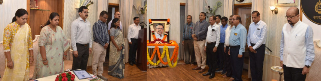 रायपुर : राज्यपाल रमेन डेका ने नागालैण्ड के राज्यपाल गणेशन को दी श्रद्धांजलि