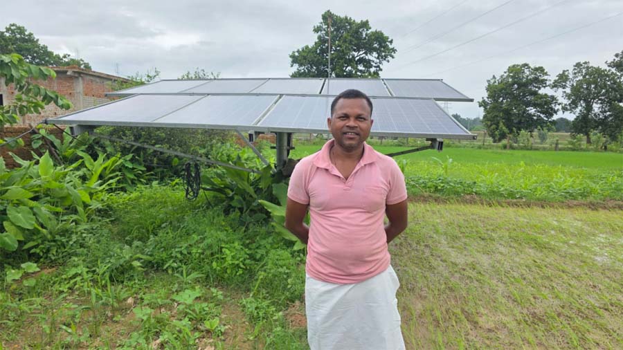 रायपुर : सौर सुजला योजना से खेतों में निर्बाध सिंचाई, किसानों की बढ़ी आमदनी