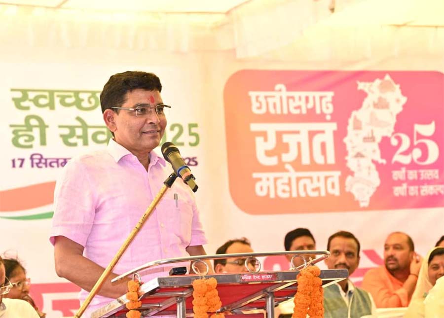 रायपुर : स्वच्छता केवल सरकार का काम नहीं, बल्कि समाज की जागरूकता भी जरूरी – मंत्री टंक राम वर्मा