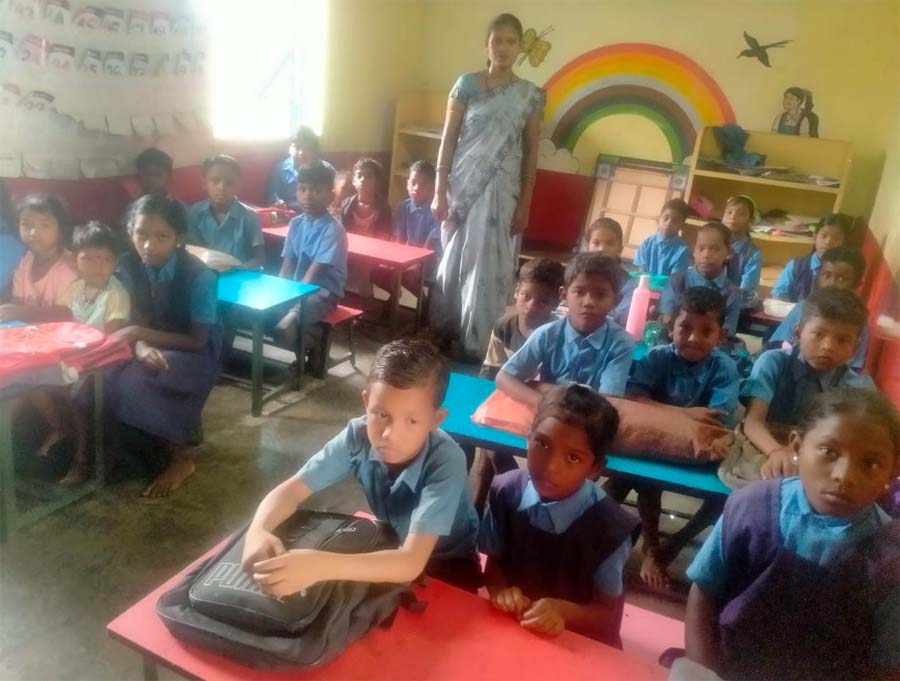 रायपुर : युक्तियुक्तकरण से स्कूलों में नियमित हुई कक्षाएं