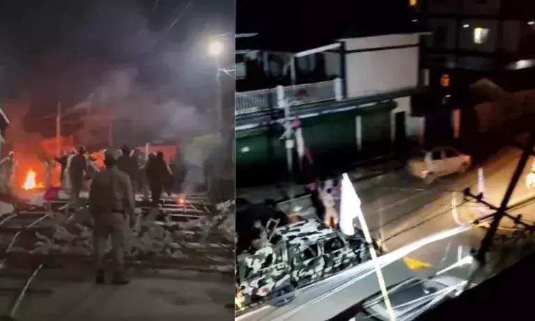 PM मोदी के मणिपुर दौरे से 2 दिन पहले हिंसा, उपद्रवियों ने पोस्टर-बैनर फाड़े, आग लगाई; 13 सितंबर को मोदी चुराचांदपुर-इंफाल जाएंगे