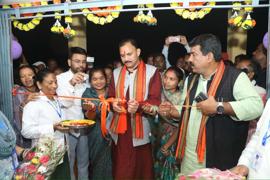रायपुर : स्वास्थ्य मंत्री श्याम बिहारी जायसवाल ने किया प्राथमिक स्वास्थ्य केंद्र कुर्रूटोला का लोकार्पण
