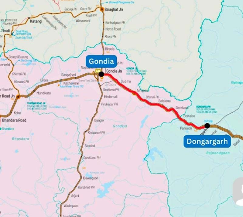 रायपुर : गोंदिया–डोंगरगढ़ चौथी रेल लाइन से छत्तीसगढ़ को मिलेगा विकास का नया ट्रैक : मुख्यमंत्री विष्णुदेव साय ने प्रधानमंत्री और रेल मंत्री का जताया आभार