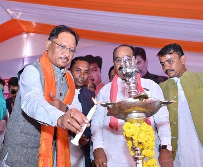 रायपुर : मुख्यमंत्री विष्णुदेव साय सर्व पिछड़ा वर्ग समाज के स्थापना दिवस में हुए शामिल