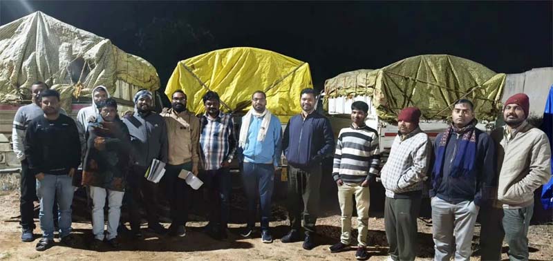 रायपुर : बलरामपुर जिले में 10,320 बोरी धान व 16 वाहन जब्त