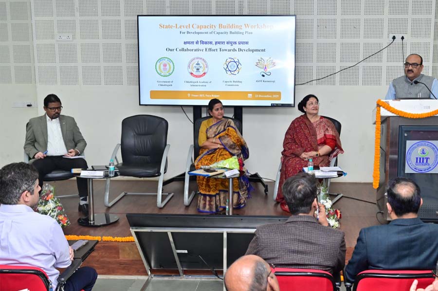 रायपुर : क्षमता विकास पर एक दिवसीय कार्यशाला सम्पन्न