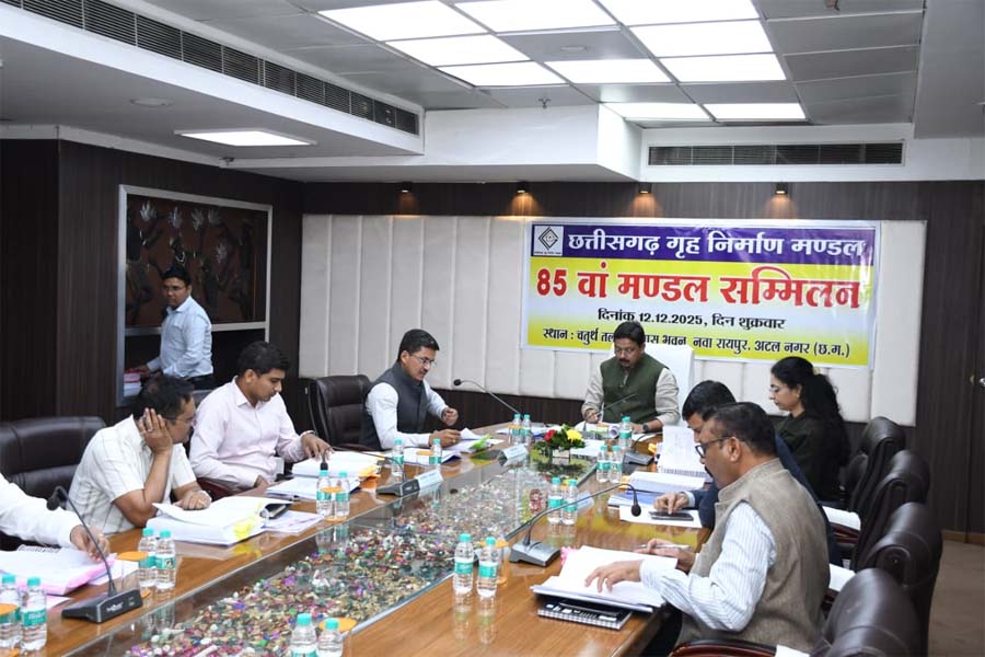 रायपुर : छत्तीसगढ़ गृह निर्माण मंडल की 85वीं बोर्ड बैठक सम्पन्न