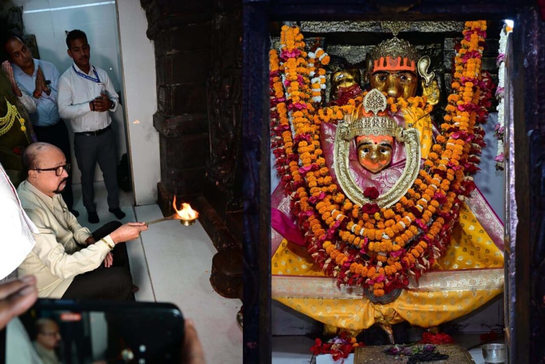 रायपुर : राज्यपाल ने माँ महामाया का दर्शन कर छत्तीसगढ़ की सुख-समृद्धि, खुशहाली की कामना की