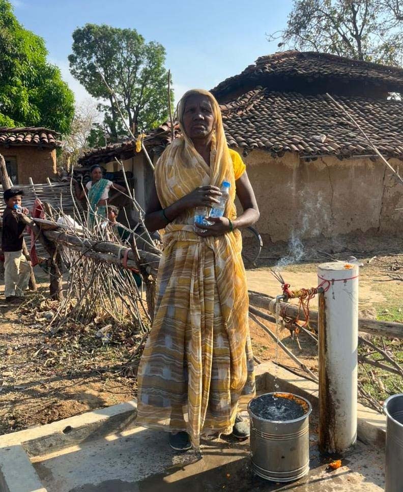 रायपुर : हर घर नल से जल योजना से बदली जिंदगी- बब्बी बाई के घर आया खुशियों का सवेरा