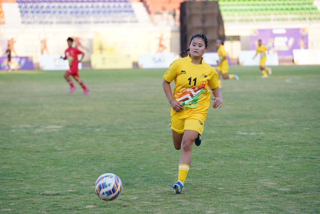 रायपुर : खेलो इंडिया ट्राइबल गेम्स 2026 : बालिका फुटबॉल प्रतियोगिता में असम ने सिक्किम और तमिलनाडु ने आंध्रप्रदेश को 3-0 से किया पराजित