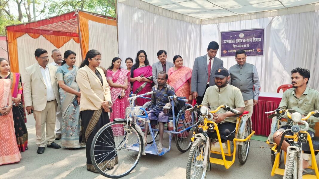 KORBA : मोट्राईज़्ड ट्राईसाइकिल से दिव्यांग सूरज के जीवन में फैली नई रोशनी