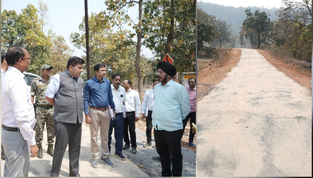 KORBA : इस छोर से उस छोर तक, नवनिर्मित पीएम जनमन सड़क का कलेक्टर ने किया विस्तृत निरीक्षण