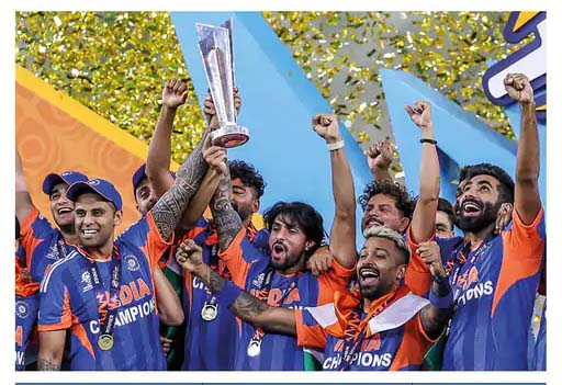 टी-20 वर्ल्ड कप: भारत तीसरी बार वर्ल्ड चैंपियन, न्यूजीलैंड को 96 रन से हराया, लगातार 2 वर्ल्ड कप जीतने वाली पहली टीम, पहली बार होम टीम ने टाइटल जीता