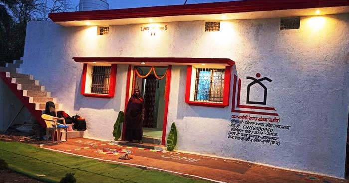 रायपुर : प्रधानमंत्री आवास योजना से स्वयं के पक्के मकान का सपना हुआ साकार