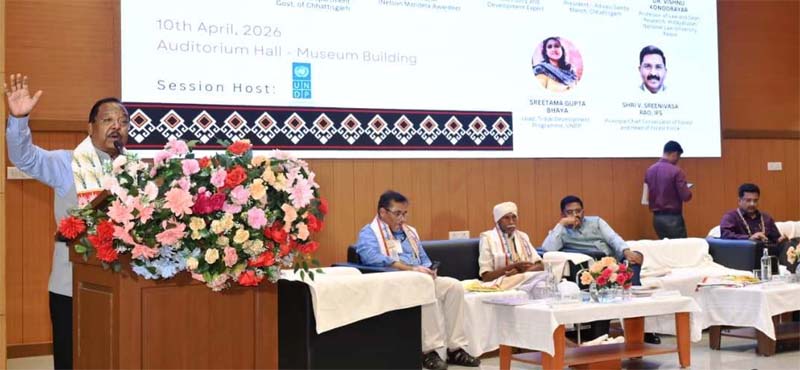 रायपुर : प्रकृति में जनजातीयों की अटूट आस्था, देवी-देवताओं के वास से जल जंगल का हो रहा संरक्षण व संवर्धन – मंत्री रामविचार नेताम