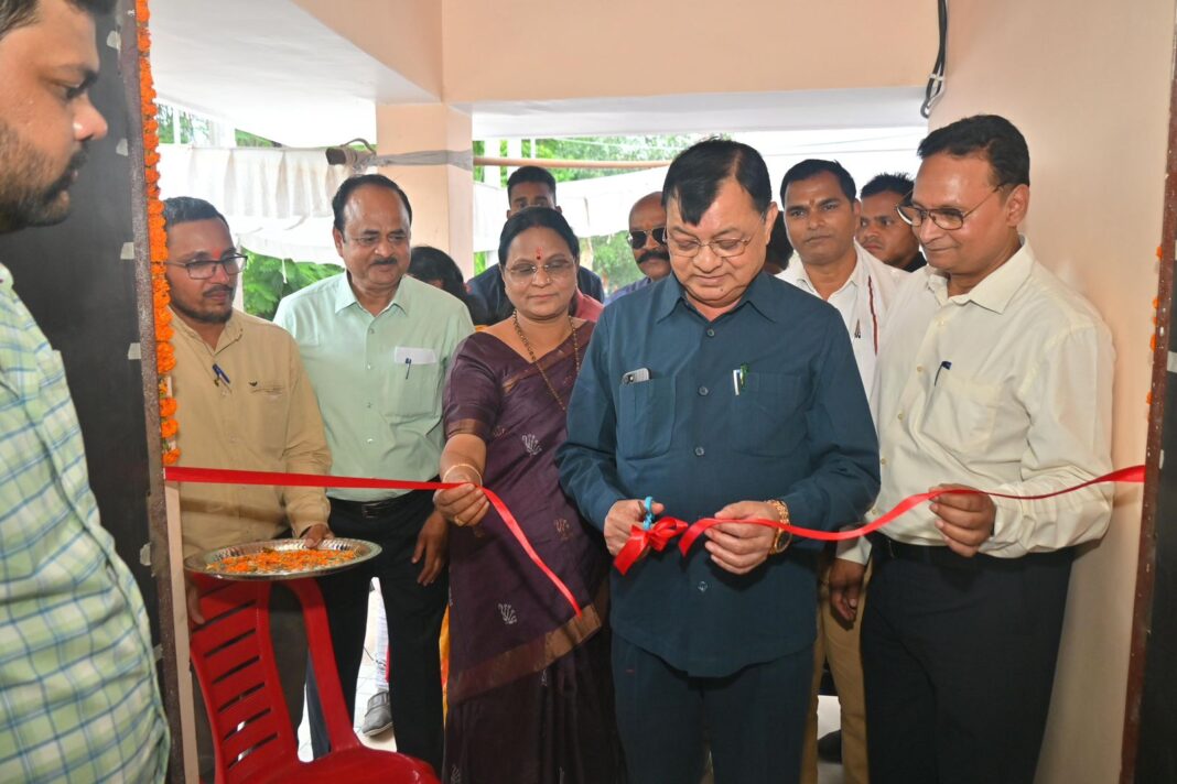 KORBA : 1 गुणा 5 एमवीए क्षमता वाले 33/11 केवी नवनिर्मित विद्युत उपकेंद्र का मंत्री लखन लाल देवांगन ने किया लोकार्पण