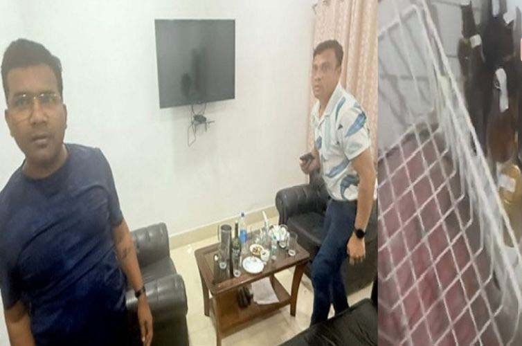 कोरबा: DSPM प्लांट के चीफ केमिस्ट गोवर्धन सिदार समेत 5 अफसर शराब पीते पकड़े गए, सरकारी गेस्ट हाउस में चल रही थी पार्टी, मंत्री लखनलाल ने दिए कार्रवाई के निर्देश