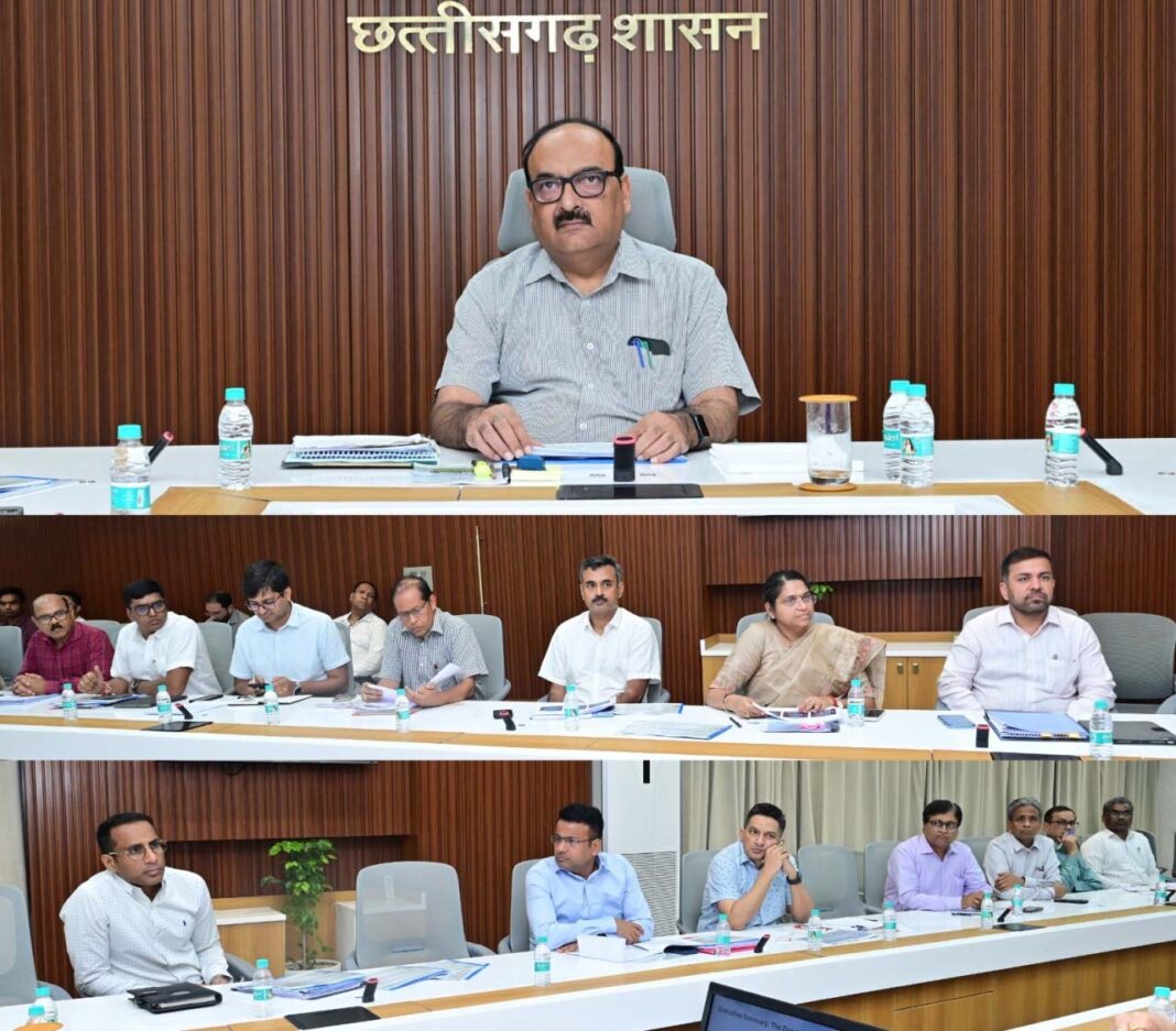 रायपुर : छत्तीसगढ़ में बुनियादी ढांचे का होगा कायाकल्प- मुख्य सचिव की अध्यक्षता में करोड़ों की नवीन परियोजनाओं को दी हरी झंडी