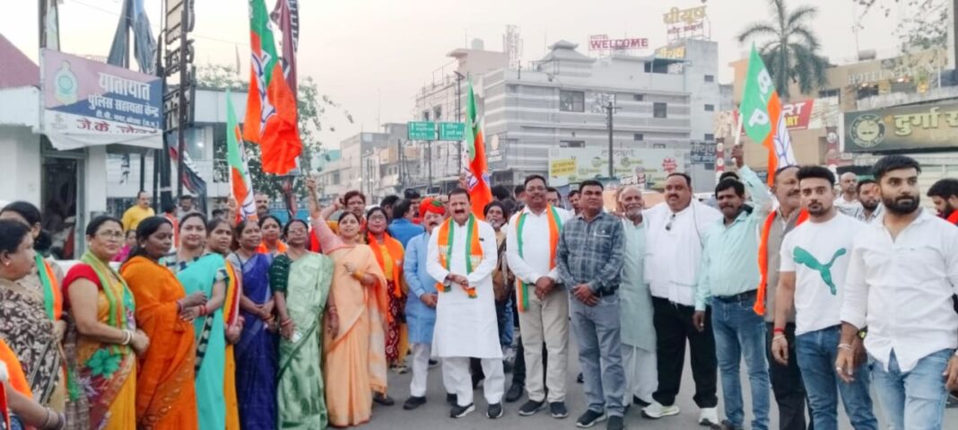 KORBA : तीन राज्यों में ऐतिहासिक जीत, कोरबा में भाजपा का भव्य विजय उत्सव