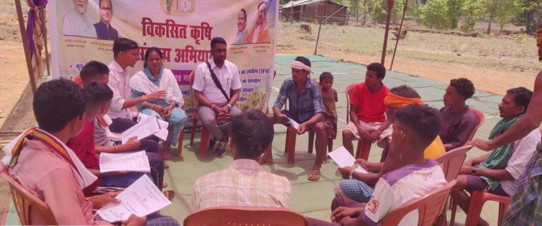 ​रायपुर : ​नारायणपुर के ग्रामीण अंचलों में गूंजा ‘विकसित कृषि संकल्प’