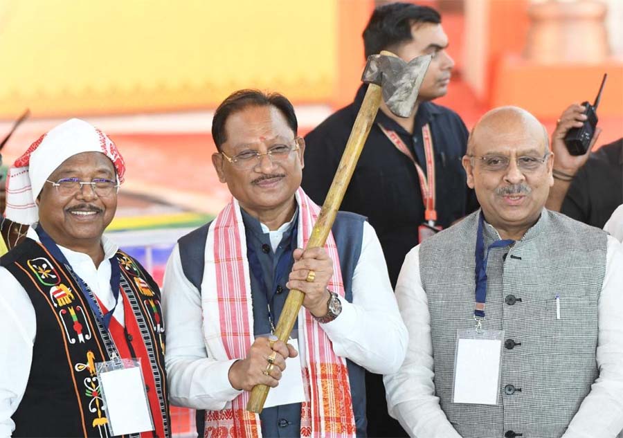 रायपुर : लाल किला मैदान से गूंजा जनजातीय गौरव का स्वर