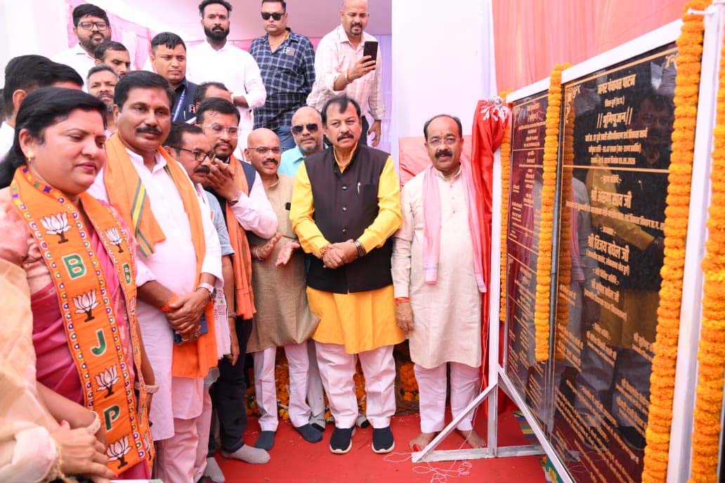 रायपुर : उप मुख्यमंत्री अरुण साव ने 9.96 करोड़ के कार्यों का किया लोकार्पण-भूमिपूजन