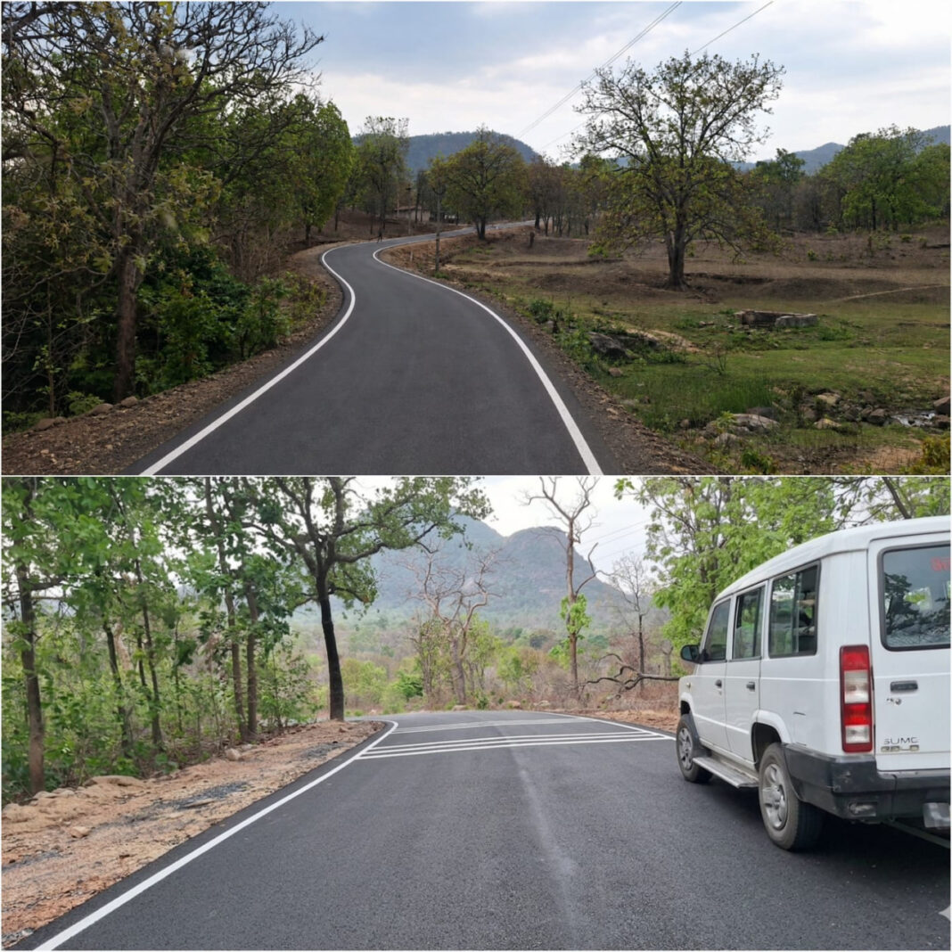 रायपुर : पहाड़ों के बीच बसाहट तक पहुँची नई उम्मीद की सड़क