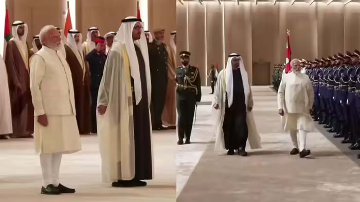 Breaking News: मोदी UAE पहुंचे, प्रधानमंत्री के प्लेन को F-16 एयरक्राफ्ट से सुरक्षा दी गई, दोनों देशों के बीच LPG समझौता हुआ, राष्ट्रपति अल नाहयान के साथ बैठक की