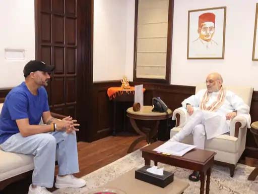 नई दिल्ली: केंद्रीय गृह मंत्री अमित शाह से मिले हरभजन सिंह, पंजाब के मुद्दों पर चर्चा की, पूर्व क्रिकेटर ने 24 अप्रैल को AAP छोड़कर भाजपा जॉइन कर ली थी