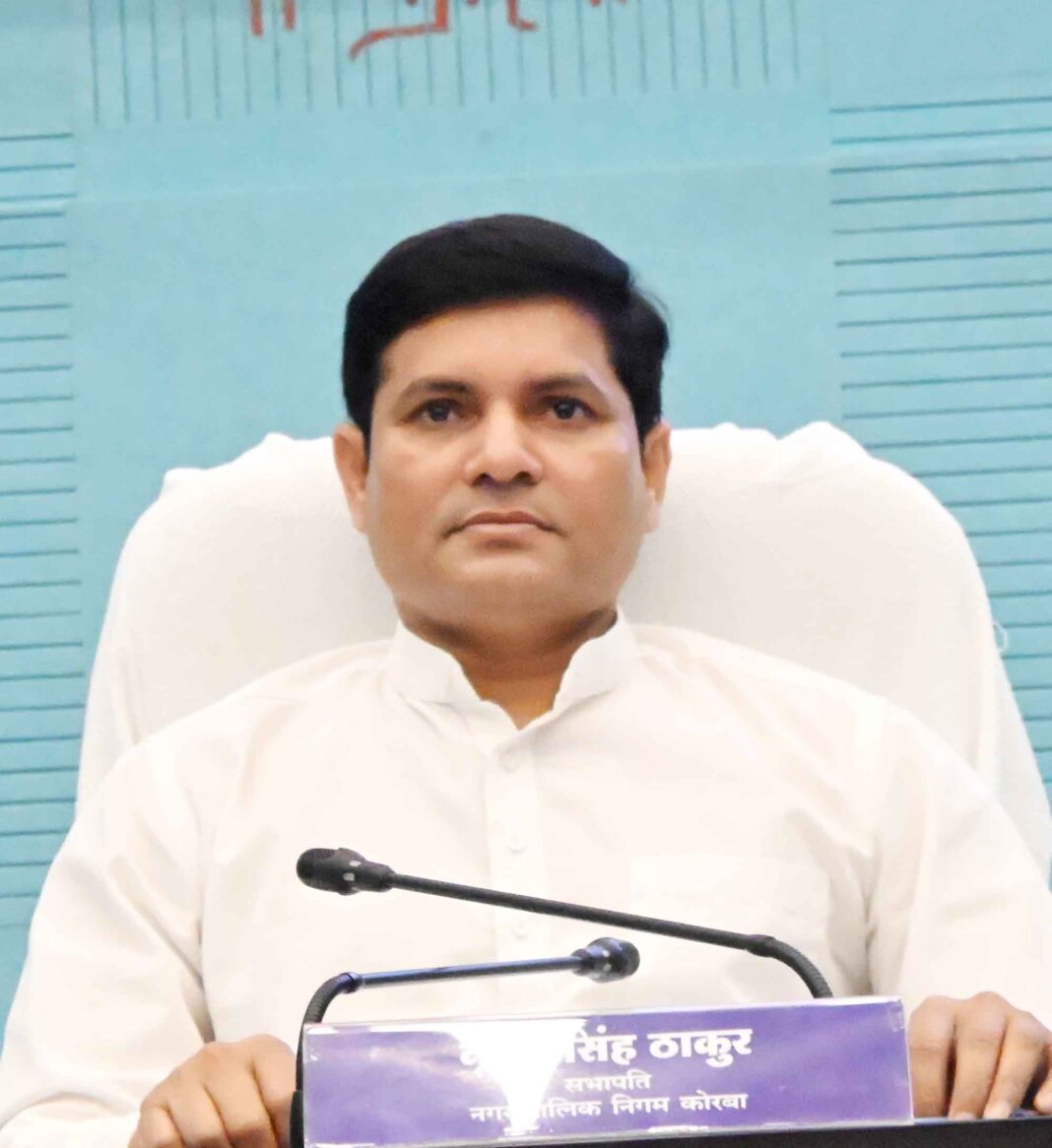 KORBA : सभापति ने किया गुठली दान का आव्हान