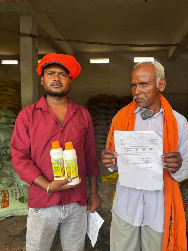 रायपुर : कम लागत और बेहतर परिणाम के लिए किसान रेवती ने अपनाई नैनो उर्वरक आधारित खेती