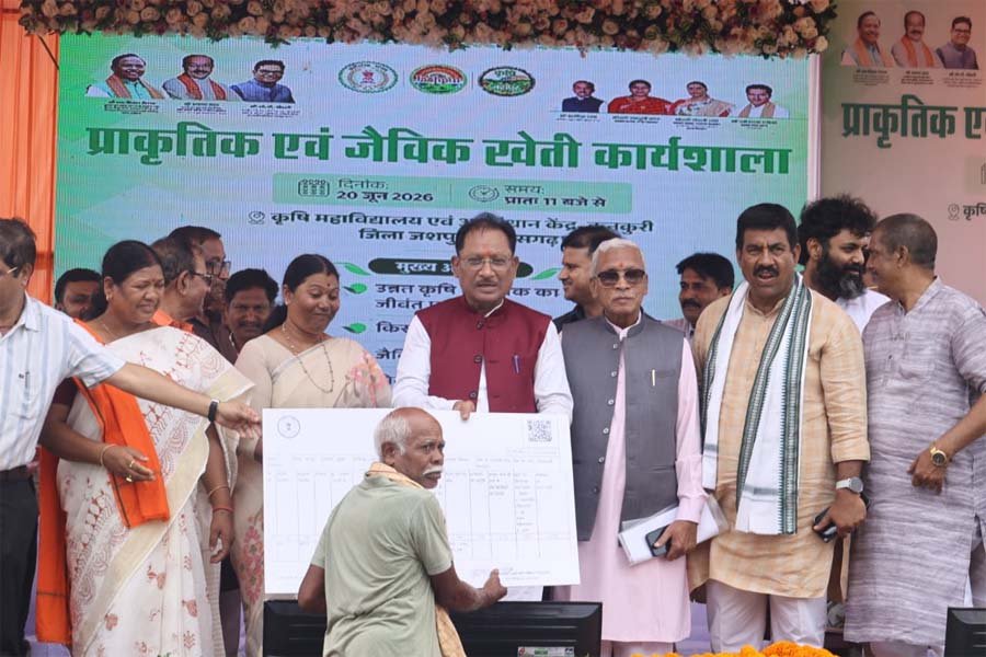 रायपुर : जैविक खेती, आधुनिक तकनीक और बेहतर बाजार व्यवस्था से बढ़ेगी किसानों की आय – मुख्यमंत्री विष्णुदेव साय