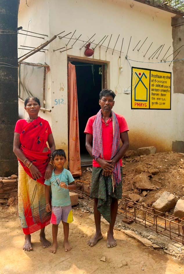 रायपुर : सपना हुआ साकार-प्रधानमंत्री आवास ने बदली मसूराम सेठिया के परिवार की जिंदगी