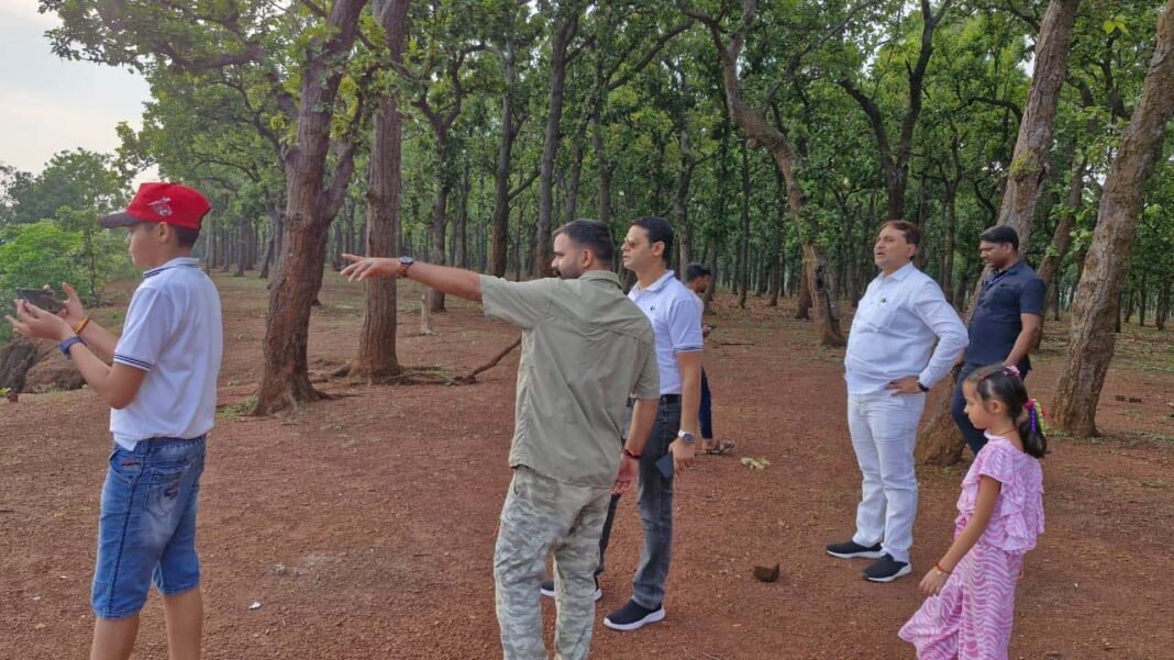रायपुर : छत्तीसगढ़ पर्यटन मंडल के प्रबंध संचालक विवेक आचार्य और अध्यक्ष नीलू शर्मा ने प्रमुख पर्यटन स्थल राजमेरगढ़ का किया दौरा