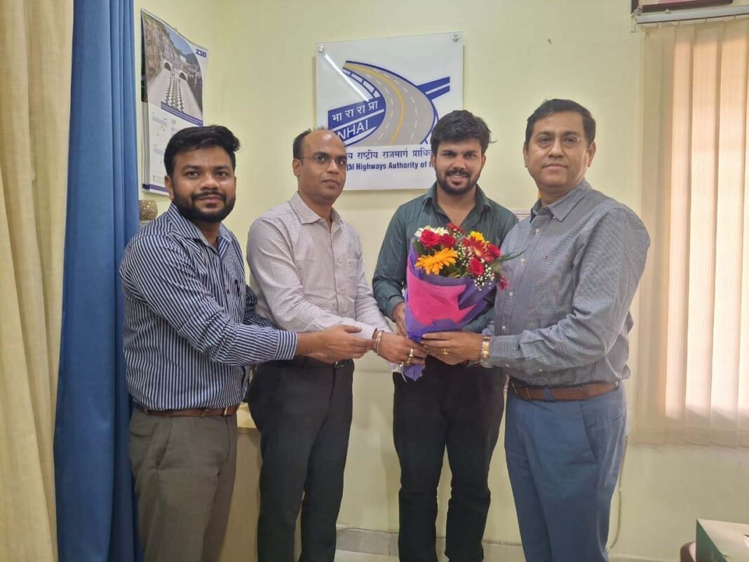रायपुर : एनएचएआई रायपुर के नए क्षेत्रीय अधिकारी आलोक कुमार ने संभाला पदभार