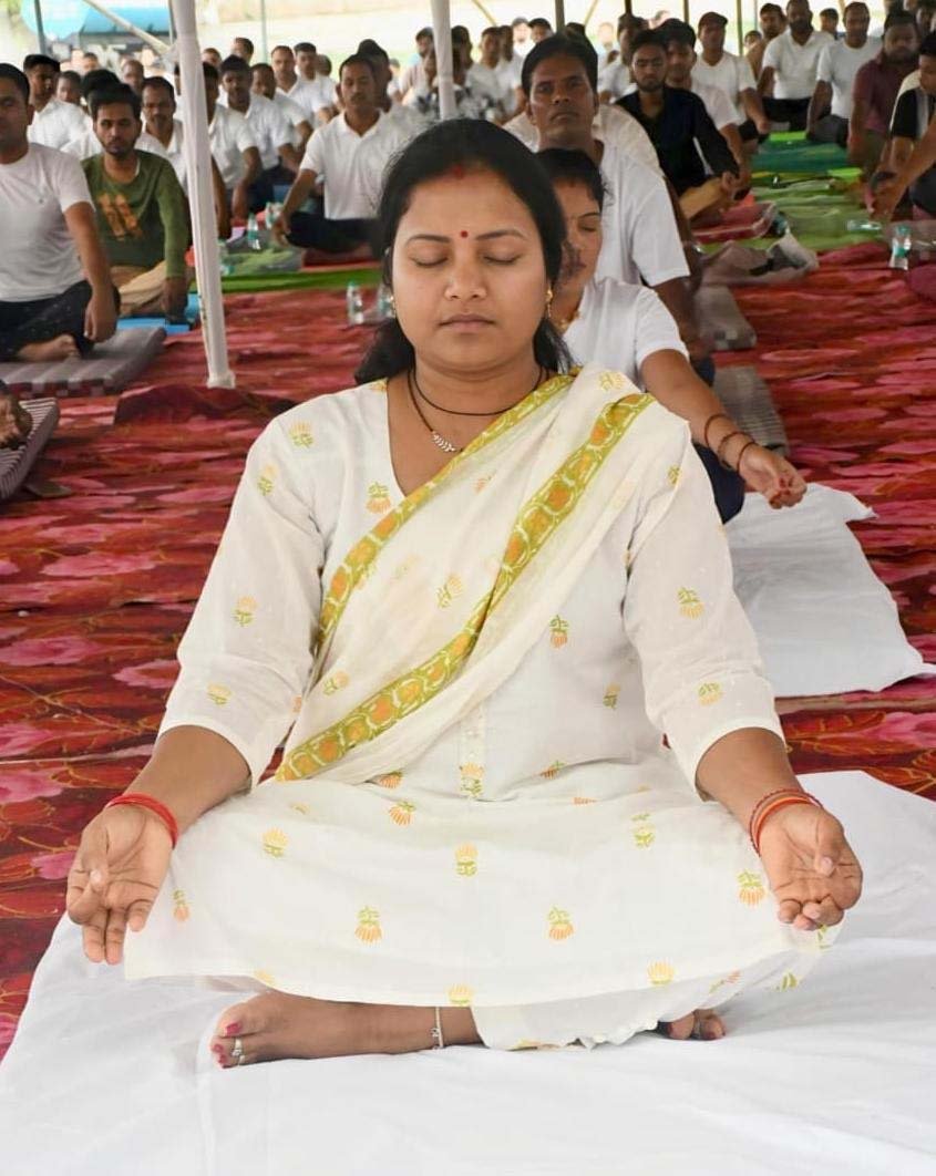 रायपुर : योग से स्वस्थ जीवन और सशक्त समाज का निर्माण संभव – मंत्री लक्ष्मी राजवाड़े