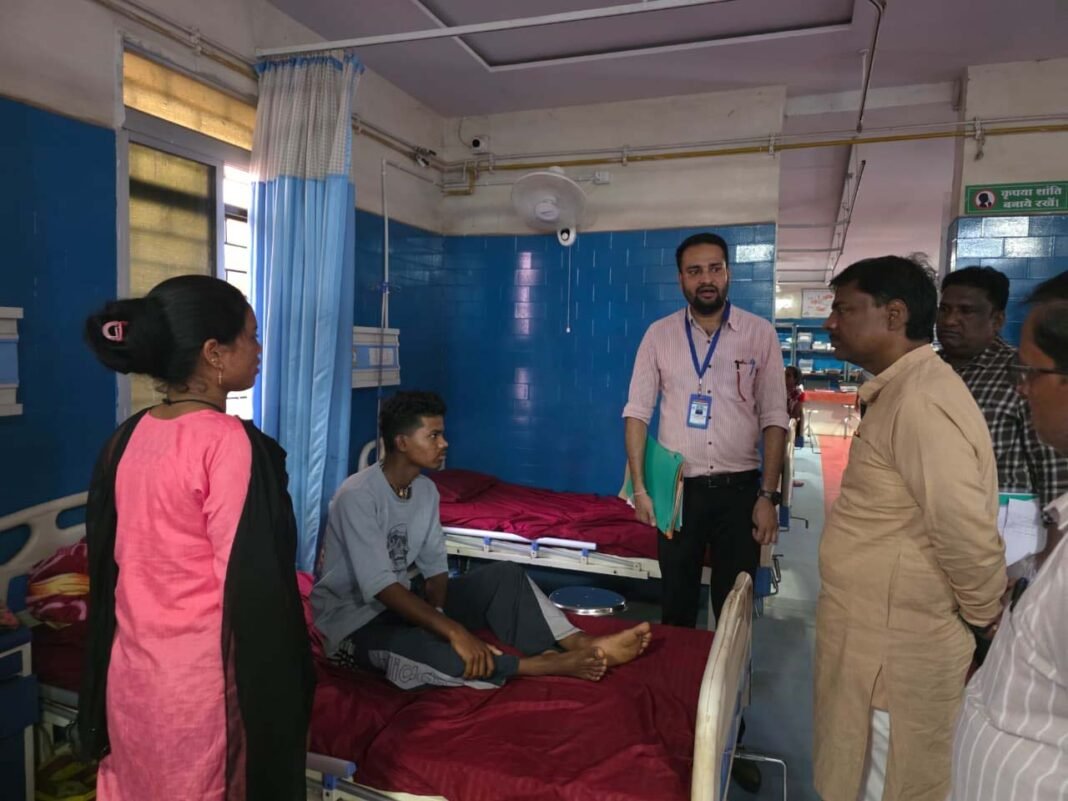 रायपुर : मरीजों की सुविधा सर्वाेपरि – मंत्री केदार कश्यप